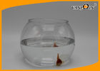 China Transparent PET Plastic Fish Tank , Clear Pmma Aquariums Plastic Fish Bowl factory