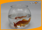 China Pet Products 2800ml/93OZ Plastic Fish Bowl Aquarium Tank Mini Elegant Table Accessories factory