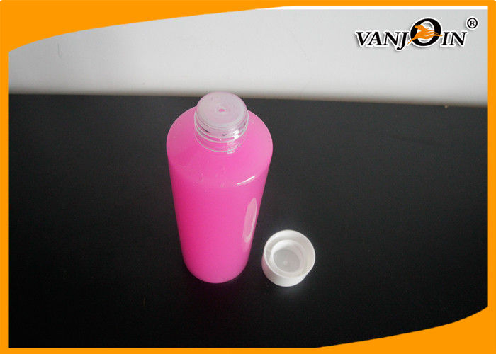 8OZ Cylinder Round Oil or Cream PET Cosmetic Bottles with Inner Plug and Screw Cap