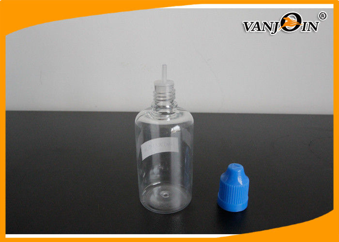 PET Plastic E-cig Eye Dropper Bottles / Empty E Juice Bottles Wholesale Eco-friendly