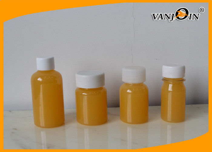 Round 80ml PET Fruit Juice Bottles for Beverage , Plastic Juice Storage Bottles