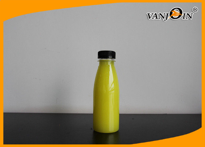 Round Shaped Fruit Juice Plastic Bottles 12oz Cold Press Juice Bottles 350ml