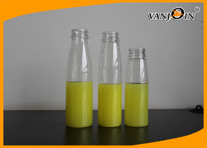 Round Shaped Fruit Juice Plastic Bottles 12oz Cold Press Juice Bottles 350ml