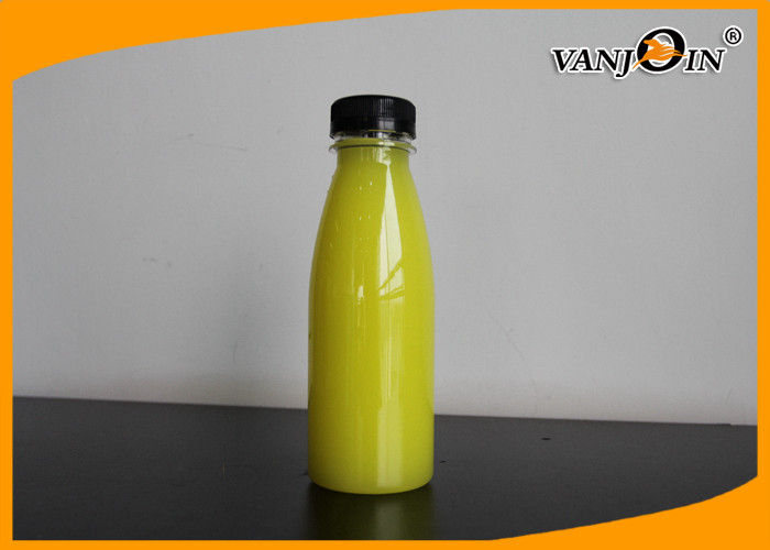 Round Shaped Fruit Juice Plastic Bottles 12oz Cold Press Juice Bottles 350ml