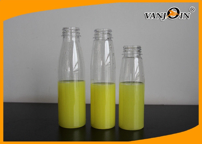 Round Shaped Fruit Juice Plastic Bottles 12oz Cold Press Juice Bottles 350ml