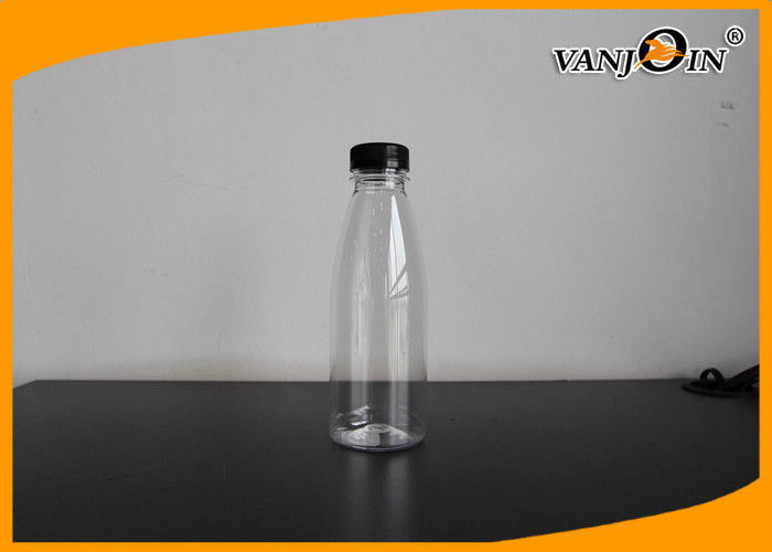 Empty Cold Pressed 500ml Plastic Juice Bottles With Custom Sticker