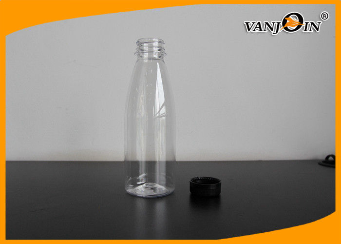 Empty Cold Pressed 500ml Plastic Juice Bottles With Custom Sticker