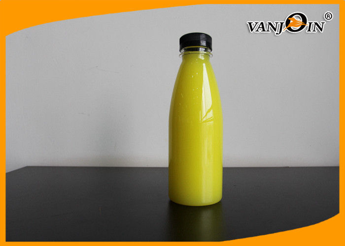 Empty Cold Pressed 500ml Plastic Juice Bottles With Custom Sticker