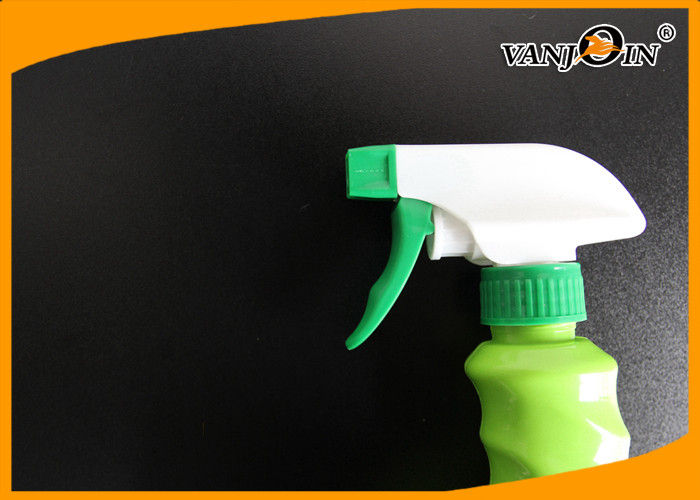 600ml Green Color PVC Plastic Pharmacy Bottles With Trigger Sprayer