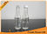 Clear 5oz Woozy Glass Sauce Bottles With Orifice Reducer and Plastic Screw Cap supplier