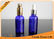 Small 30ml Cobalt Blue Dark Glass Bottles for Essential Oils , Essential Oil Glass Containers supplier