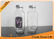 Empty Clear 16oz French Square Glass Bottles With Printing and Aluminum Lid supplier