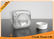 12oz Customized Airtight  French Square Glass Bottles With Sealed Plastic Cap supplier