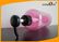 Pink / Brown / Orange PET Cosmetic Bottles with Pump Boston Round 850ml for Shampoo supplier