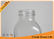 Food Grade 500ml Clear French Square Glass Milk Bottles With Aluminum Cap supplier