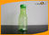 Green Wine Plastic Drink Bottles 350ml Reusing Plastic Water Bottles for Cocktail supplier