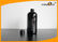 500ml Boston Round Black PET Cosmetic Bottles with Flip Top Cap , Wholesale Plastic Bottles supplier