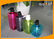 350ml - 600ml French Square PET Cosmetic Bottles Skin Care Products Liquid Plastic Bottles supplier