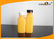 250ml 350ml 500ml French Square Plastic Juice Bottles with Lids , Pet Milk Bottle supplier