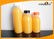 Round Small Empty Plastic Juice Bottles with Lids / Food Grade Plastic Soda Bottles supplier