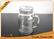 Beer Drink 20oz Glass Mason Jar Mugs With Handle , 600ml Mason Drinking jJars supplier