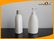Custom Empty 400ml White Plastic Cosmetic Bottles with Foam Pump , Plastic Squeeze Bottles supplier