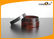 Dark Amber 150ml PET Plastic Cream Jar with Black PP Screw Cap , Plastic Cosmetic Jars supplier