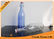 Eco-friendly Recycled Glass Bottles Clear Round 1L Swing Top Glass Beverage Bottle With Lid supplier