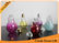 Color Painted Glass Bulb Bottles For Beverage , Milk , Juice 150ml Empty Glass Bottles supplier
