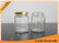 Clear 180ml Hexagonal Glass Food Jars With Twist Lids For Canned Food , Jam , Honey supplier