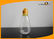 500ml Conical PET Beverage Packaging Plastic Food Jars With Tamper Proof Cap supplier