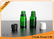 10ml Reusable Green Colored Essential Oil Glass Bottles Wholesale With Dropper Cap supplier