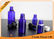 50ml Cobalt Blue Essential Oil Glass Bottles With Dropper , Glass Perfume Bottles supplier