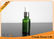 20ml Dark Green Essential Oil Glass Bottles With Sliver Dropper Cap , Miniature Glass Bottles supplier