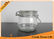 500ml Empty Round Glass Storage Jars with Lids , Clamp Glass Jar Food Storage Container supplier