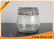 500ml Empty Round Glass Storage Jars with Lids , Clamp Glass Jar Food Storage Container supplier