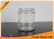 500ml Cylinder Airtight Glass Storage Jars With Stainless Steel Lid , Glass Jars for Storage supplier