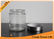 500ml Cylinder Airtight Glass Storage Jars With Stainless Steel Lid , Glass Jars for Storage supplier