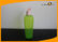 350ML Green Square Plastic Cosmetic Bottles / PET Shower Gel Lotion Bottle with Screw Cap supplier