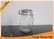 Clear 250ml Square Glass Storage Jars with Lids , Small  Tea Coffee Sugar Storage Jars supplier