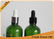 Essential Oils Glass Bottles 100ml Green Boston Round Glass Bottle With Dropper supplier
