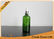 Essential Oils Glass Bottles 100ml Green Boston Round Glass Bottle With Dropper supplier