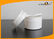 HDPE White Lady's Plastic Cream Jar Container with Gasket and Flop Screw Lid 140g supplier