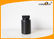 Medical 120cc HDPE Black Plastic Pharmacy Bottles , Medicine Pill Bottles supplier