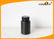 Medical 120cc HDPE Black Plastic Pharmacy Bottles , Medicine Pill Bottles supplier