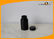 Medical 120cc HDPE Black Plastic Pharmacy Bottles , Medicine Pill Bottles supplier