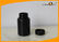 Medical 120cc HDPE Black Plastic Pharmacy Bottles , Medicine Pill Bottles supplier