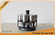 Glass Kitchen Storage Jars With Spice Shaker Set Stainless Sleeve / Cap​ supplier