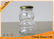 250ml Bear Shape Glass Food Jars , Clear Glass Food Storage Jars With Twist Off Lids For Cookie supplier