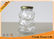 250ml Bear Shape Glass Food Jars , Clear Glass Food Storage Jars With Twist Off Lids For Cookie supplier
